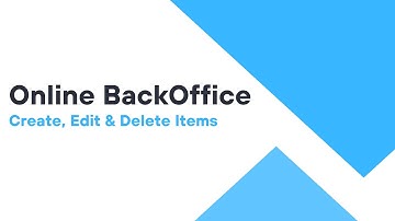 How to Create, Edit and Delete items Lytsoft Backoffice
