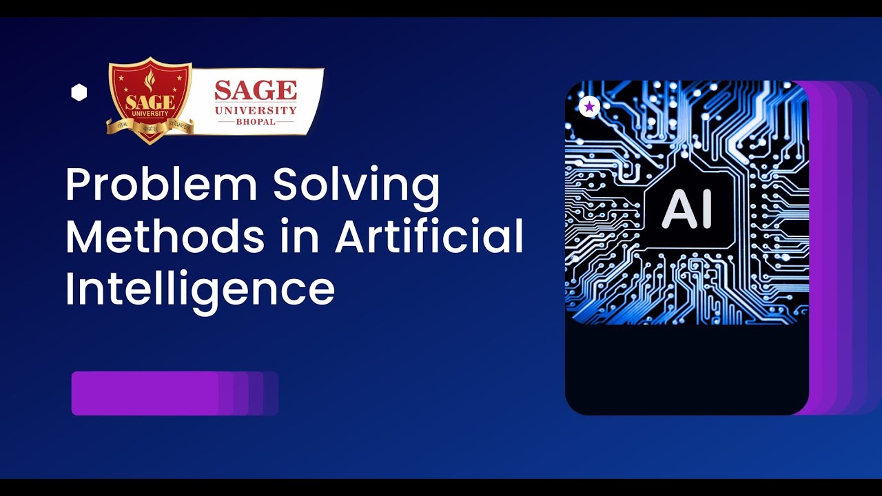 Problem Solving Method in Artificial Intelligence|School of Engineering ...