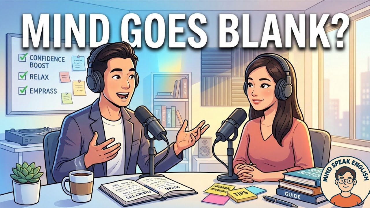 Mind Goes Blank in English? Use This 5-Second Trick (B1)