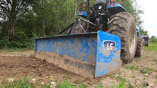 How to use a BOX BLADE  Fixing Ruts and Grading with a tractor and box scraper