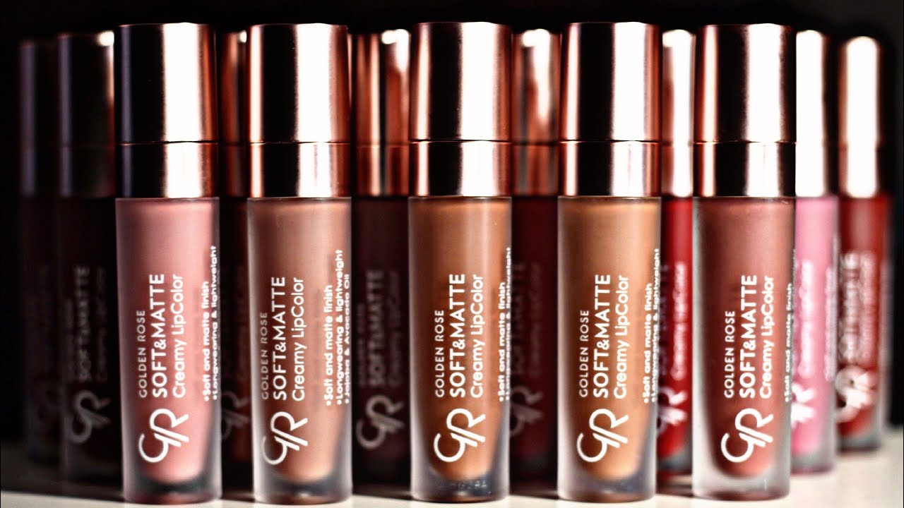 Новинка ПОМАДЫ GOLDEN ROSE! SOFT&MATTE Creamy LipColor! 18 оттенков на губах! Серия 481