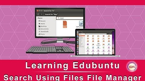 Learning Edubuntu: Search Using Files File Manager