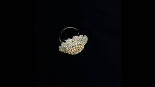✨ Luxury Gold Zircon Flower Ring - Wedding &amp; Party Elaanor Jewelry ✨