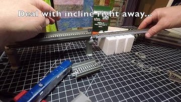 Kato Unitrack Piers and Viaduct with 2" Woodland Scenics Risers