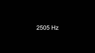 How 2505 Hz Sounds to the Human Ear