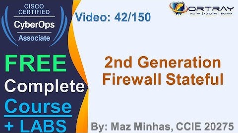 Free CCNA Cyber OPS| 42- 2nd Generation FW Stateful | Day 2 | CCNA Cyber OPS 200-201 Complete Course