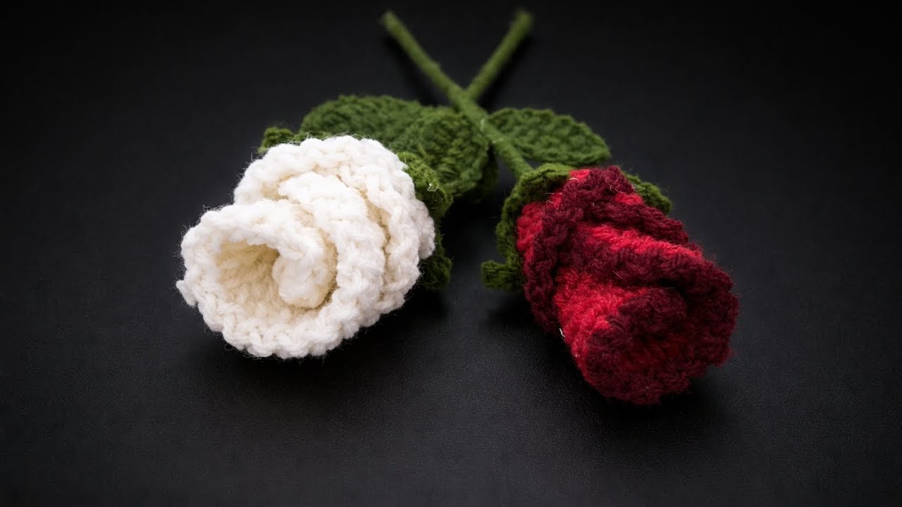 🌹 Crochet Rose Flowers  | Easy Step by Step Full Tutorial | Gift Idea | Valentine’s Day Special
