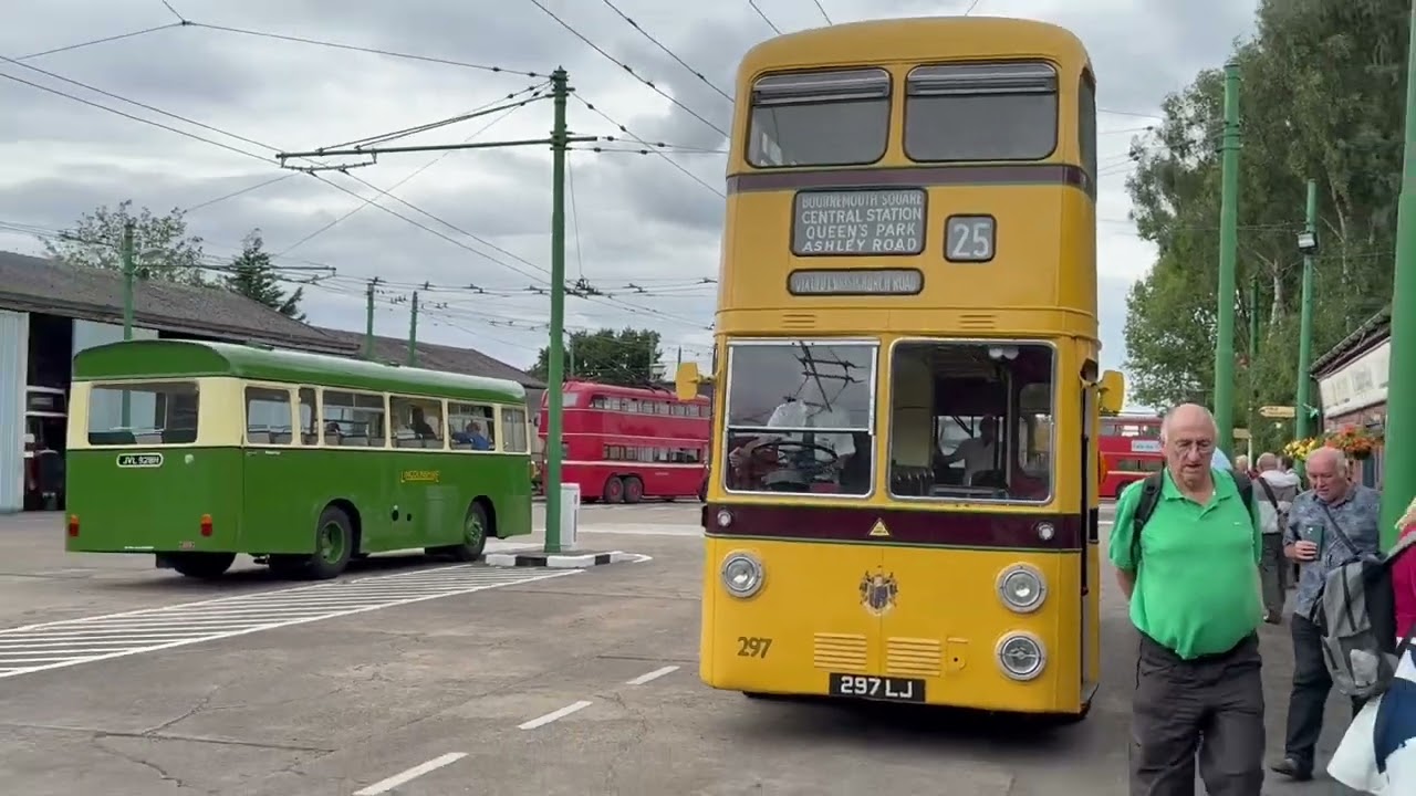 Sandtoft trolley Bus Museum visit gathering weekend on Sunday 27 July 2025 scenes 