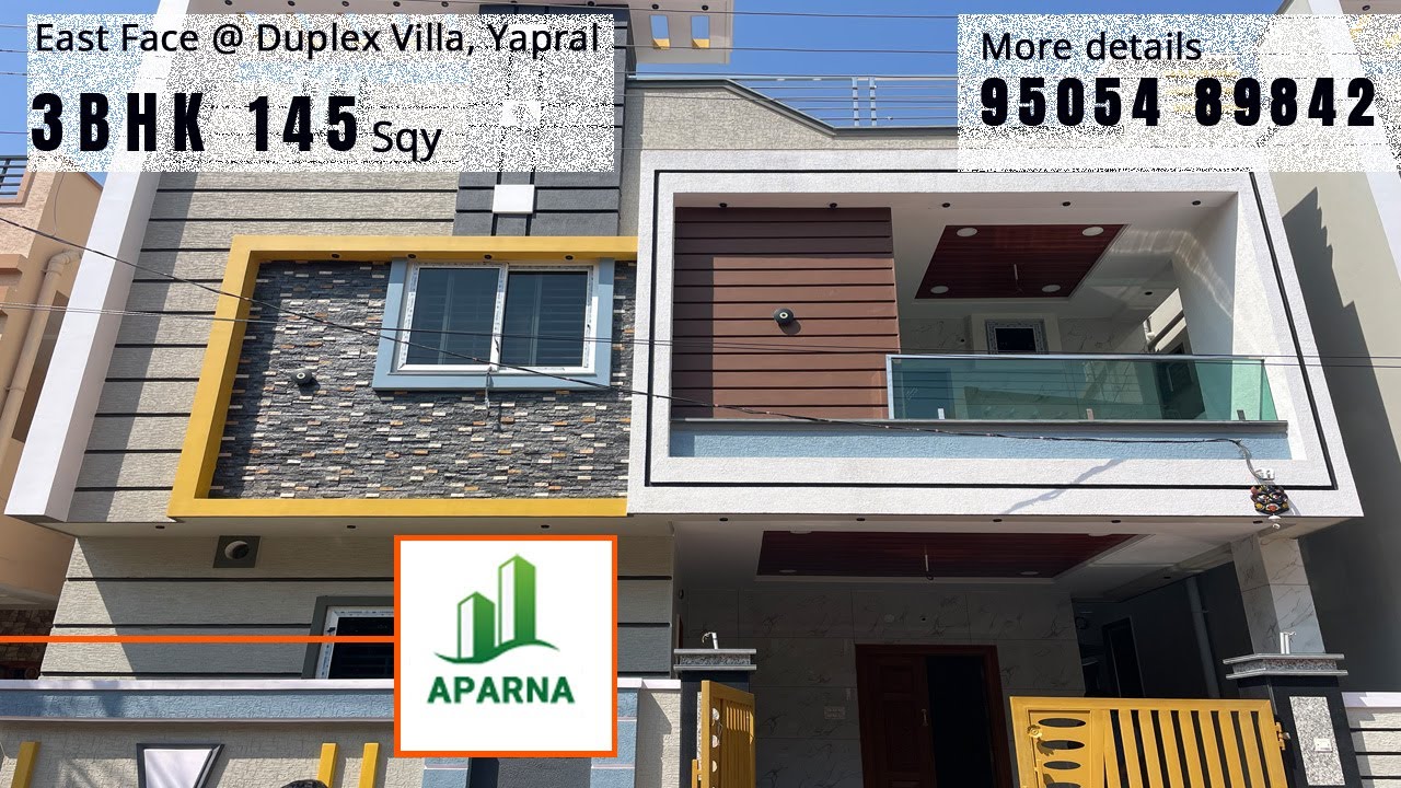 Video No.056 | East Face 145 Square yards Duplex 3 bed rooms, Yapral, Hyderabad.