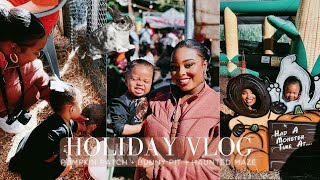 Riley's First Pumpkin Patch - QUICK VLOG | MSPARISRENE