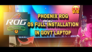 POSROG OS FULL INSTALLATION TAMIL |PHOENIX OS INSTALL | #phoenixos #govtlaptopinstallfreefire #rogos