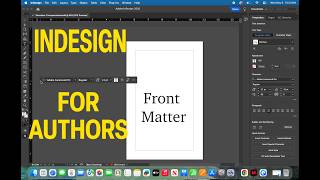 Front Matter Simplified: Formatting Your Print Book in InDesign
