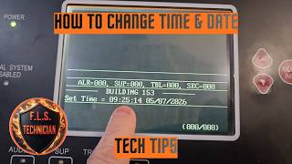 Siemens MXL | How to change the Time & Date on fire panel | Tech Tips