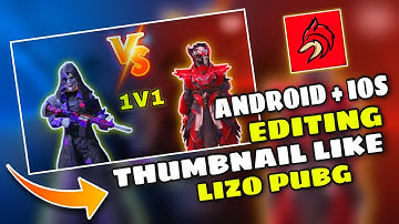 HOW TO MAKE THUMBNAIL LIKE LIZO PUBG | in Android + iOS | SKY JOD
