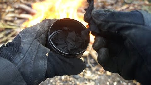 How to Make Char-Cloth Tinder (Wilderness Survival Skills)