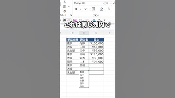 Excelで「Alt＋↓」を押すと…#shorts