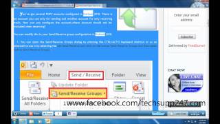 How to define Send or Receive Groups in Outlook 2010