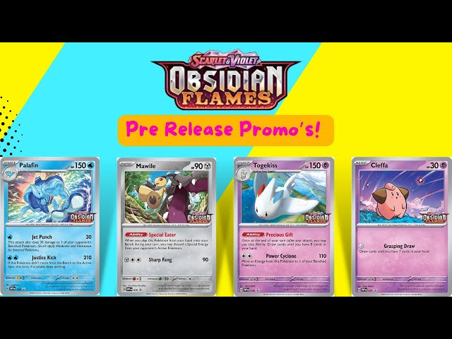 pokemon obsidian flames promo card list Pre Release Promo's Revealed + NEW SIR Zapdos For 151! Pokémon TCG Kicks off Pre-Release
