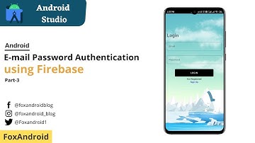 Firebase Email Password Authentication in Android app | Android Studio Tutorial | #3