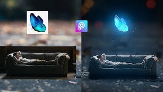 PicsArt Tutorial | How To Edit Fantasy Glowing Butterfly Miniature Photo Effect