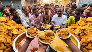 ₹5 Early Morning Breakfast | 50 Years Old Jagannath Telebhaja Kankinara | Famous Hing Kachori