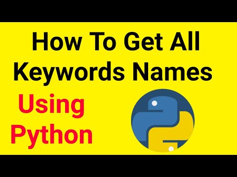 How to Get All keywords Of Python Using Python | Interview Programs |