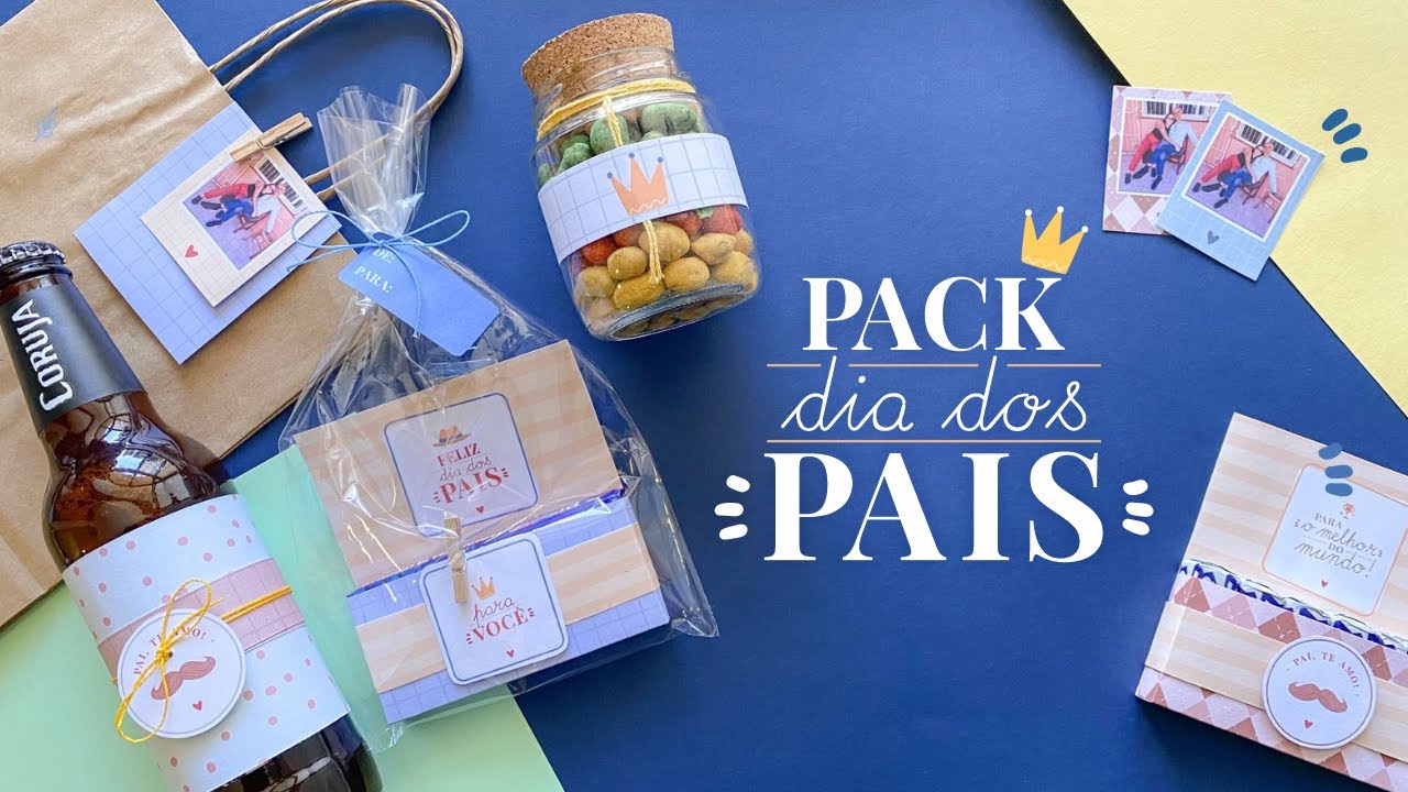 PACK DE PRESENTE DIA DOS PAIS | COMO FAZER?