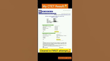 💛Ctet result 2023|| My CTET result||#ctet #ctet2023 #ctetresult #shorts #viralshorts #shortsfeed
