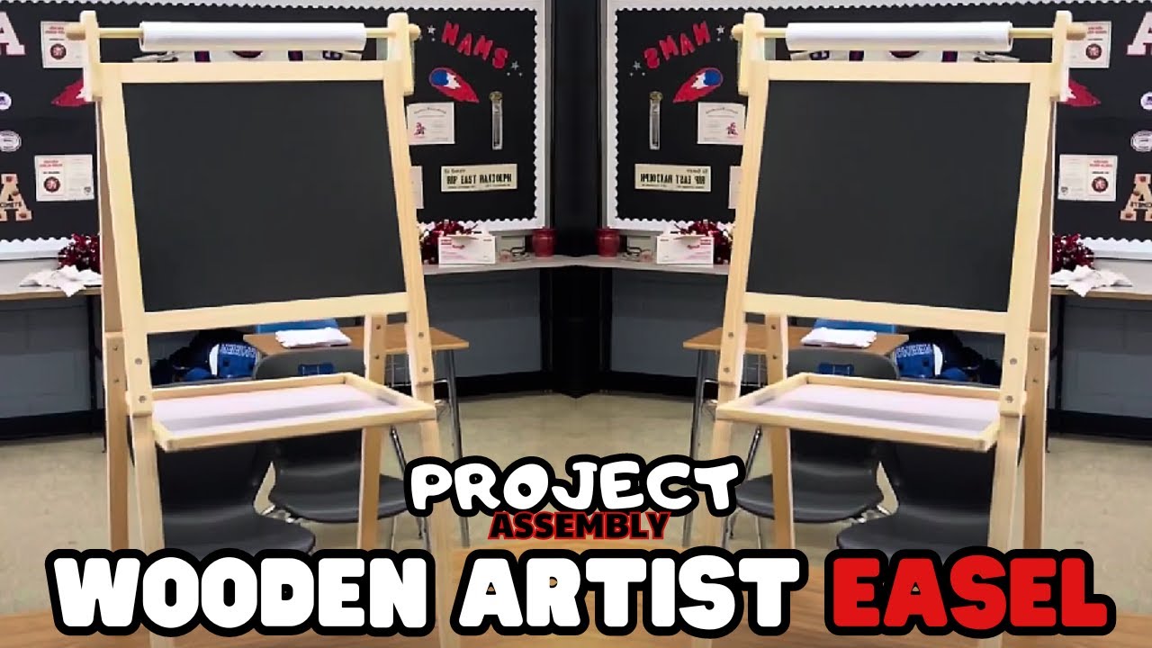 Model A] How to assemble an 5ft easel, Painting Stand