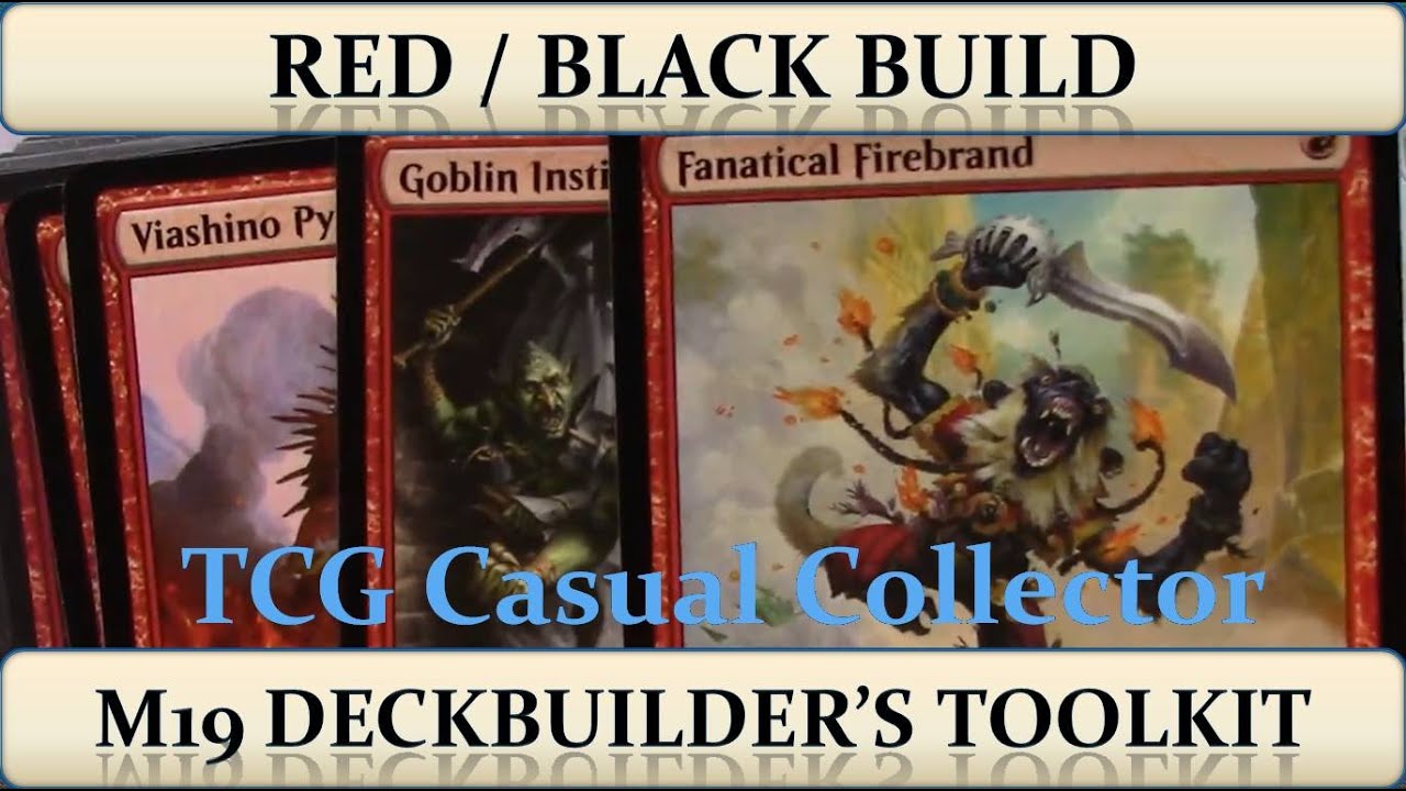 Magic Core Set 2019 Deckbuilder Toolkit Red Black Build YouTube magic-core-set-2019-deckbuilder-toolkit-red-black-build-youtube