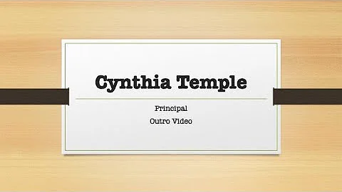 Cynthia Temple Virtual Tour Outro