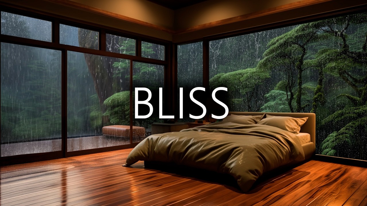 Rain Sounds Piano | Calm piano rain ambience for stress relief and peace | Relaxation