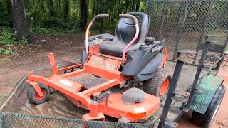 Fixing a FREE BadBoy zero turn & mowing some grass