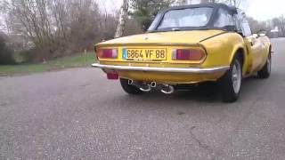 Triumph Spitfire 1500 inox exhaust