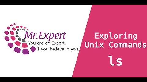 Exploring Unix/Linux ls commands