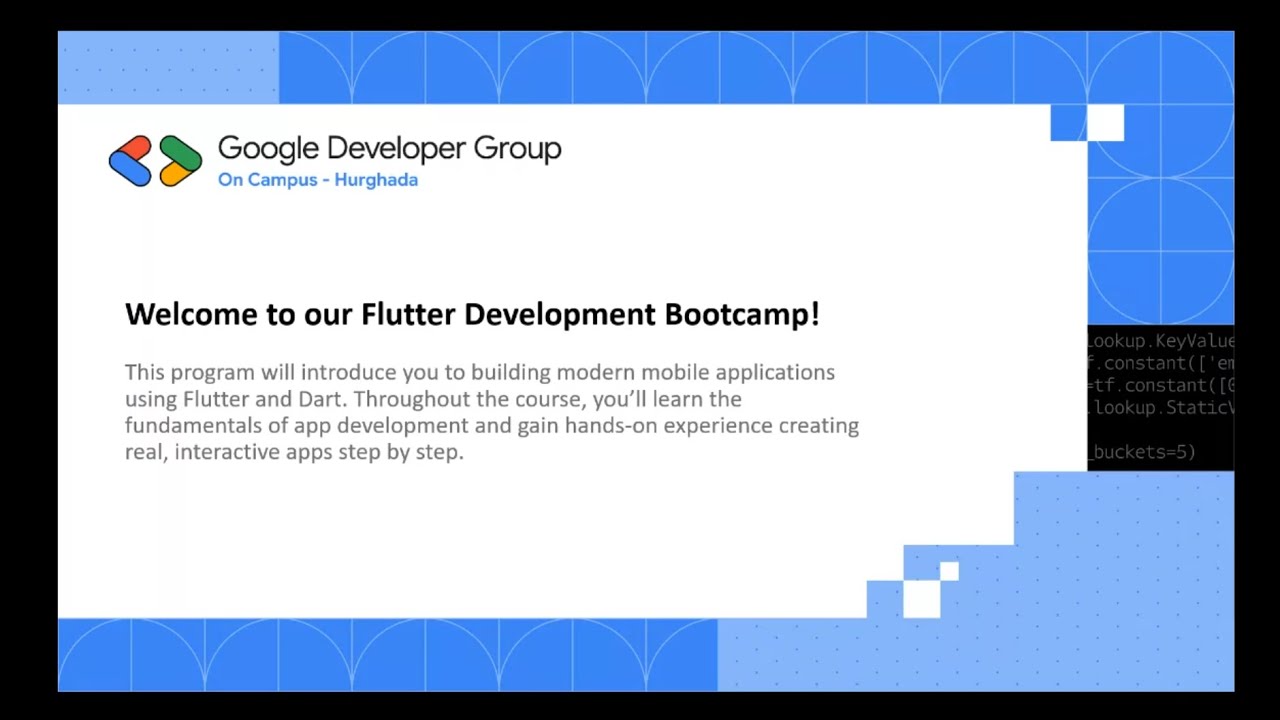 Mobile App Development Bootcamp (Session #1) - YouTube