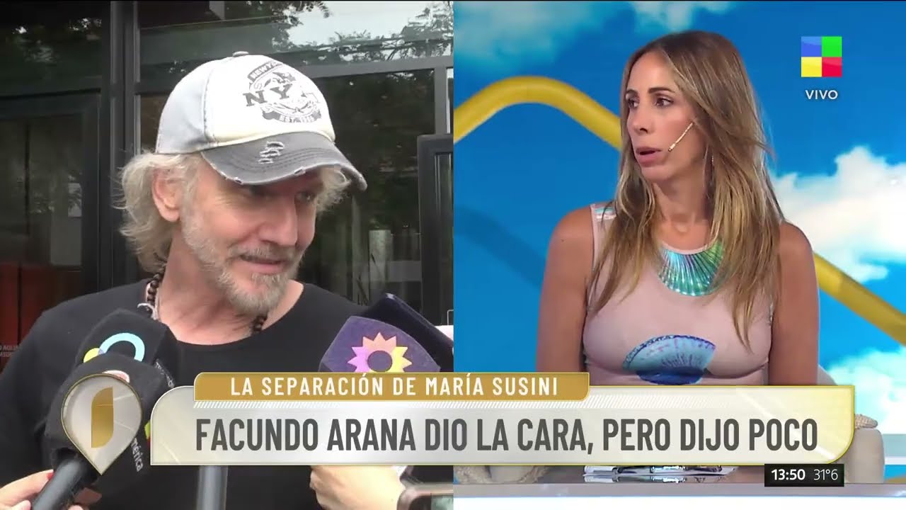 🗣️ FACUNDO ARANA HABLÓ DE SU SEPARACIÓN DE MARÍA SUSINI: 
