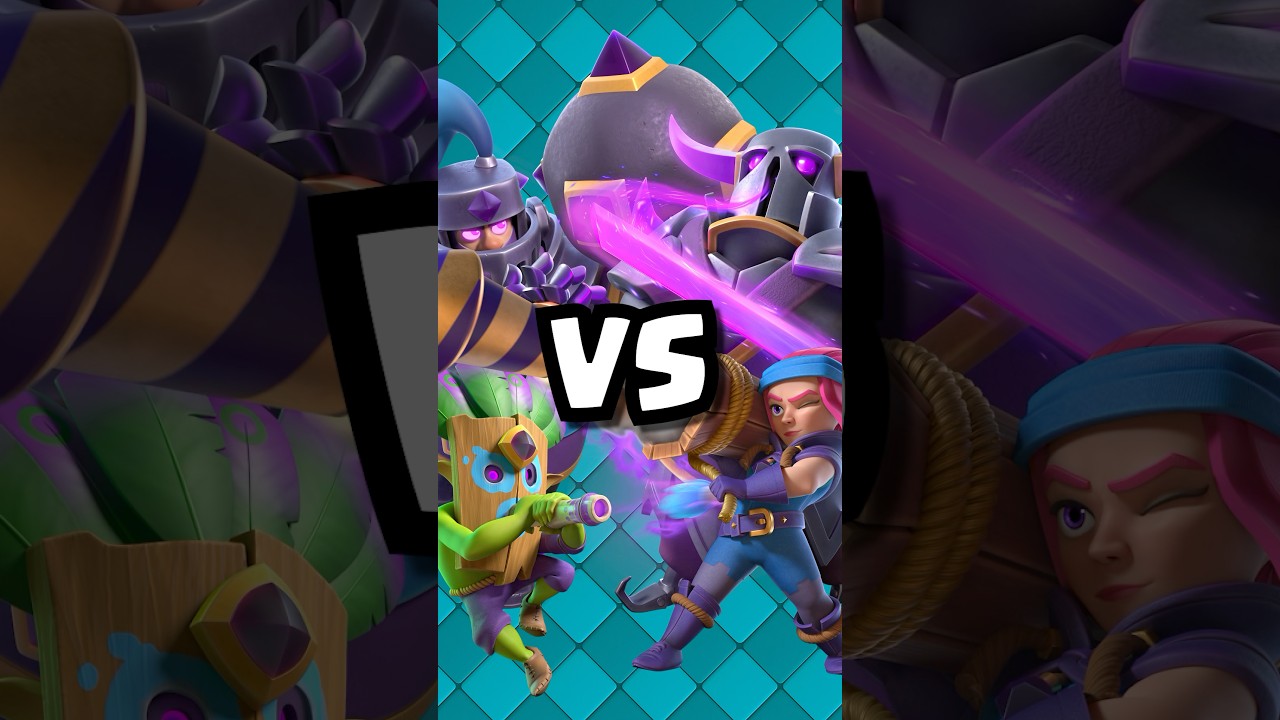 Evolved Mega Knight Dart Goblin VS Evolved Pekka Firecracker 🧨 