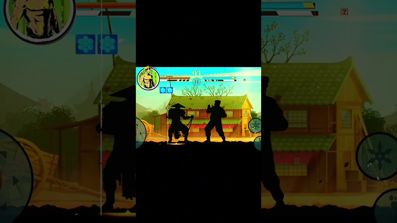 Unexpected move 💀🤕 #shadowfight2 #shorts