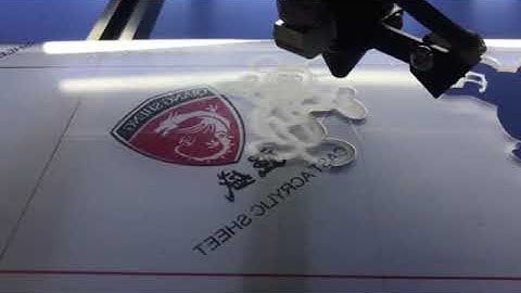 Redsail laser machine X1390 cutting acrylic