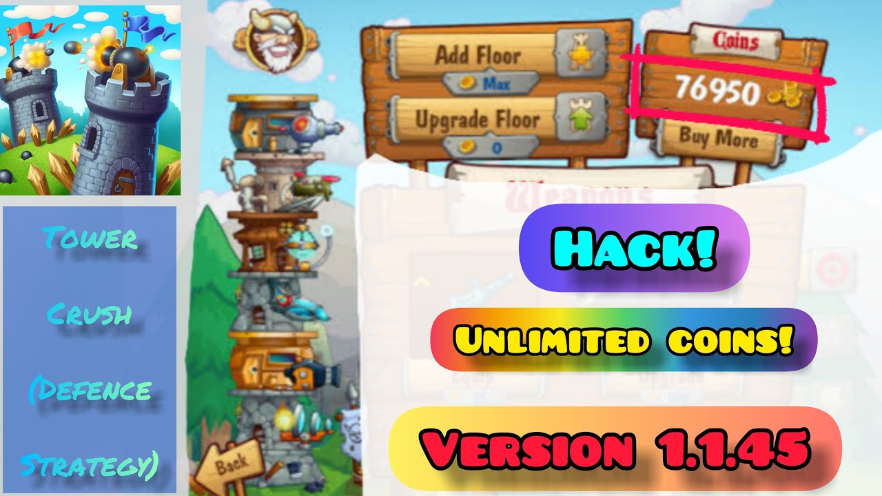Tower Crush Hack of Unlimited Coins! YouTube
