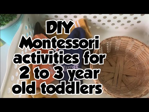 12 DIY Montessori Activities For 2 To 3 Year Old Toddlers | Montessori At Home