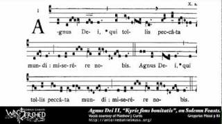 Agnus Dei II from Mass II, Gregorian Chant