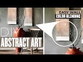 Easy Wall Color Blending & Simple DIY Abstract Art | DIY Room Makeover