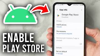 How To Enable Google Play Store On Android - Tutorial