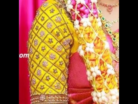 Pattu Saree Blouse Sleeve Model Wedding Saree Blouse Sleeve