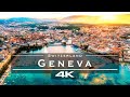 Geneva switzerland   by drone 4k