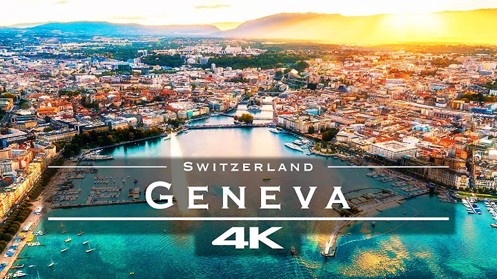 Geneva, Switzerland  - by drone [4K]