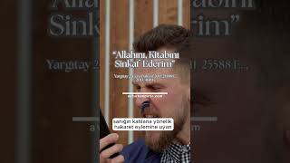 Allahını Kitabını Sinkaf Ederim Şeklinde Sarf Edilen Hakaret Eylemi