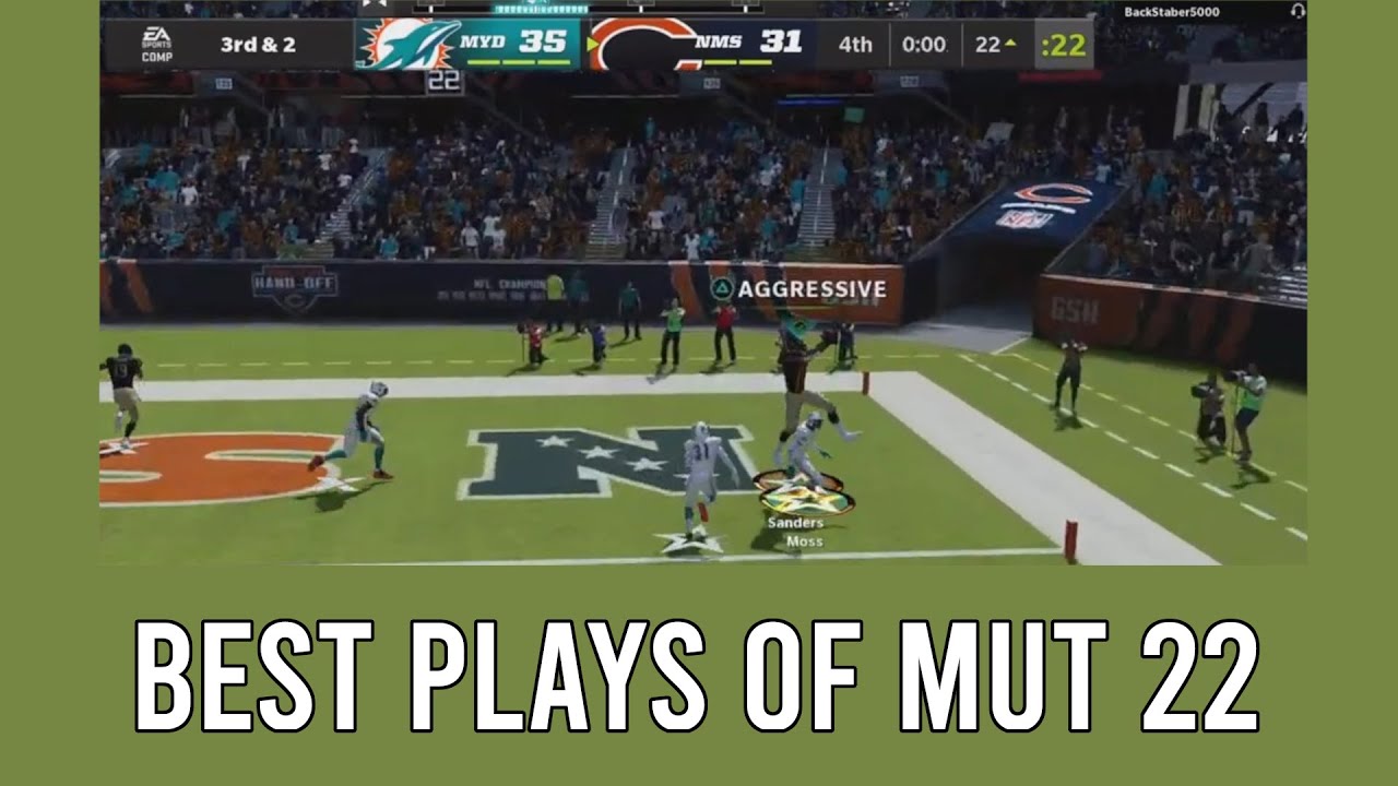 My MUT 22 Best Plays YouTube